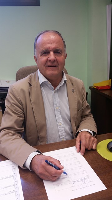 Andreu González, alcalde de l'Ametlla del Vallès